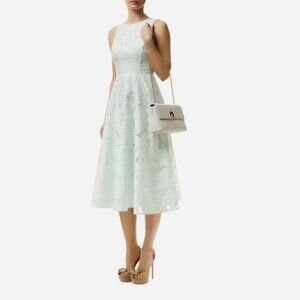 Ted Baker London Roshi Burnout Floral Midi Dress | Light Mint BNWT Size 2 (US 6)